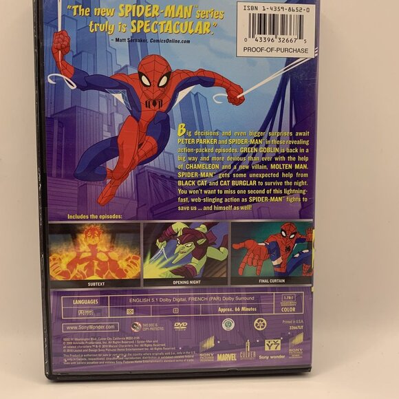 The Spectacular Spider-Man: Volume 8 DVD Marvel Sony Pictures - Picture 3 of 4